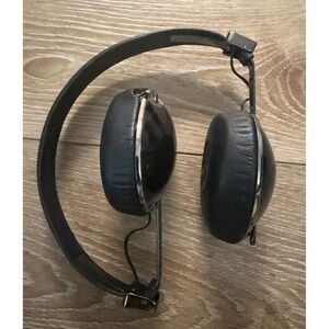 Skullcandy Navigator On-Ear Headphones Polished Black Tested Working No Cable